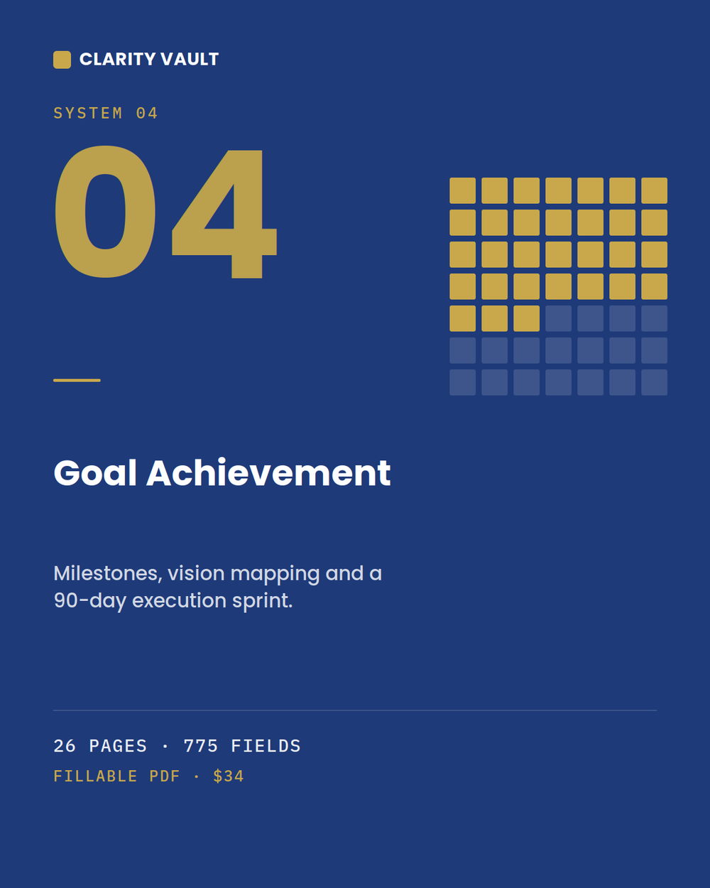 Clarity Vault — Goal Achievement