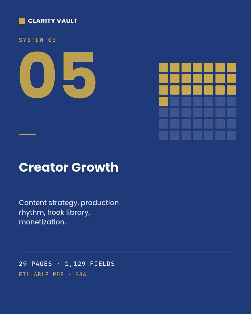 Clarity Vault — Creator Growth