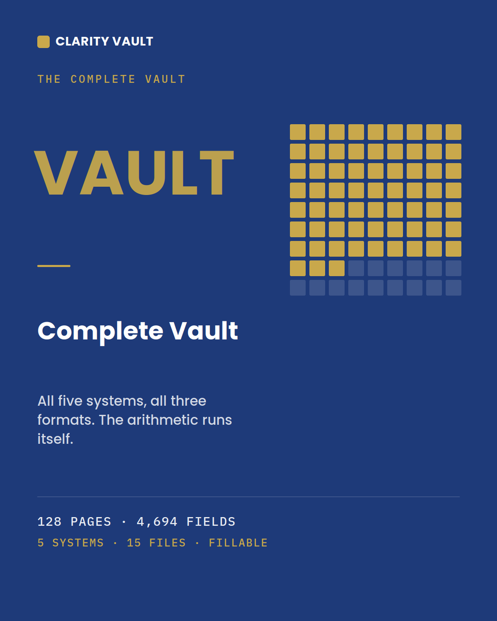Clarity Vault — Complete Vault